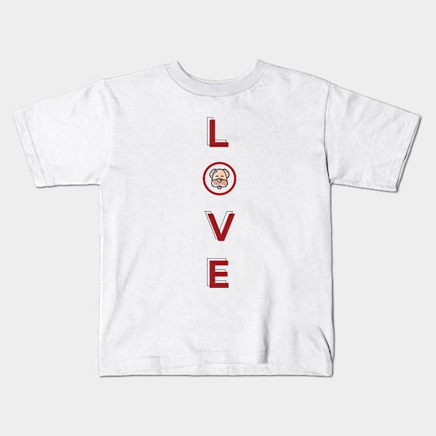 Love Dog Kids T-Shirt by snakebn